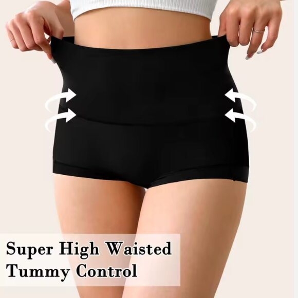 (3-Pack Black) Smüthié™ High-Waisted Tummy Control Shapewear Shorts + Free Gift - Picture 3 of 9